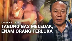 Tabung Gas Meledak, Enam Orang Terluka