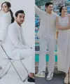 Lihat di sini beberapa potret beda gaya prewedding antara Ibrahim Risyad-Salshabilla Adriani dan Rizki Natakusumah-Beby Tsabina yang sama-sama serba putih.