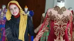 Hanif Aisyah Nanjaya dipercaya sebagai desainer pakaian resepsi Gibran Rakabuming dan Selvi Ananda, Solo, Senin (8/6/2015). Hanif Aisyah mengaku bangga bisa membuat baju pengantin untuk putra Presiden RI. (Liputan6.com/Faizal Fanani)