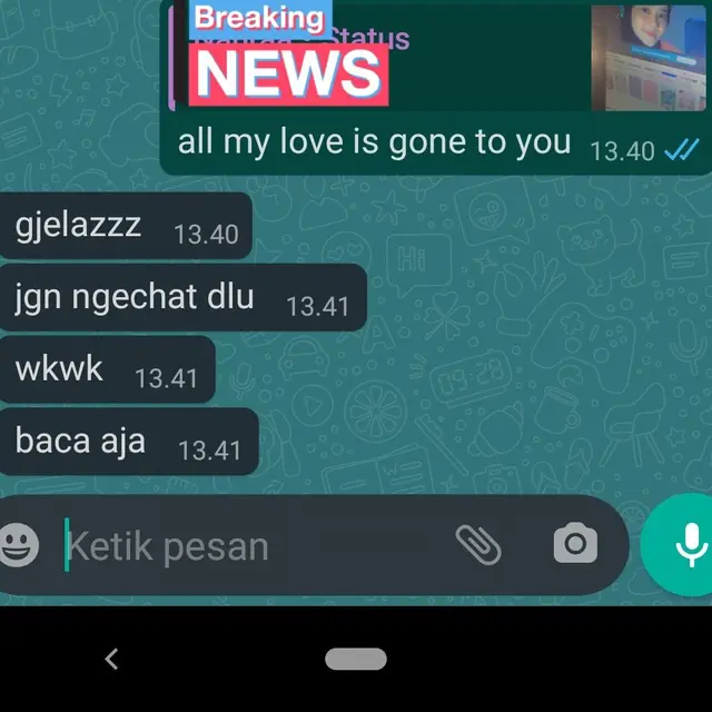 6 Chat Ungkapan Cinta Tapi Hanya Dianggap Teman Ini Bikin Nyesek