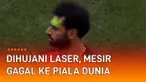 Laga penentuan akhir Kualifikasi Piala Dunia 2022 zona Afrika tersaji antara Senegal vs Mesir di Stadion Me Abdoulaye Wade (30/3), Senegal. Laga penuh kontroversi lantaran Mesir dihujani laser oleh suporter Senegal.