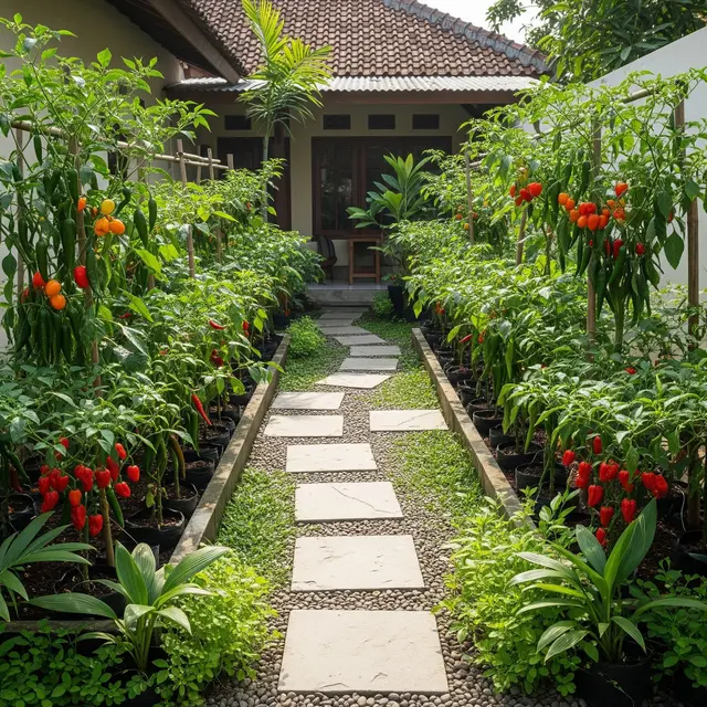 9 Ide Kebun Cabai Estetik dan Rapi