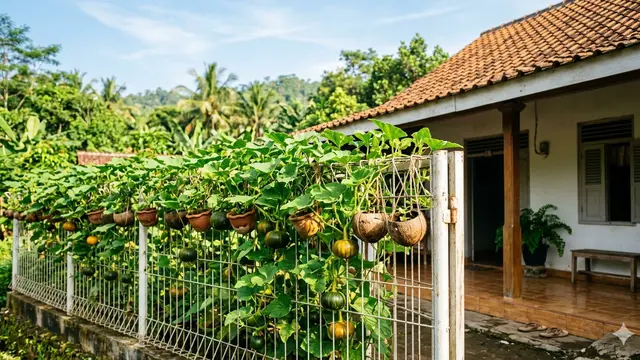 Tanaman Rambat Buah yang Cocok Ditanam Menggantung di Pagar Rumah. Gemini