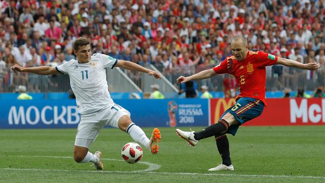Rusia Pulangkan Spanyol Lewat Adu Penalti