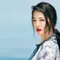 Sulli saat melakukan pemotretan di Indonesia (Cosmopolitan)