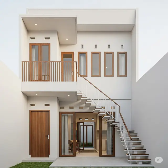 Rumah 2 Lantai Zona Terpisah