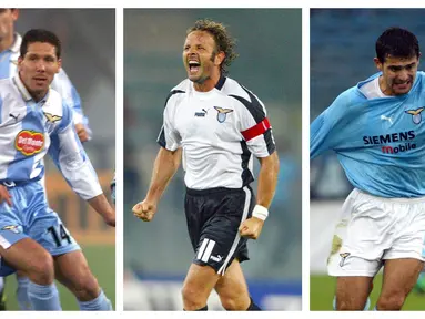 Sven Goran Eriksson hanya 3 musim menangani Lazio, yaitu musim 1997/1998 hingga 1999/2000. Hasilnya, ia sukses menularkan kemampuan manajerialnya kepada anak asuhnya yang kini menjadi manajer sukses di Eropa. Siapa saja mereka? (Kolase Foto AFP)