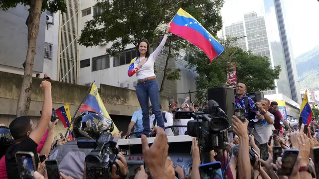 Tokoh Oposisi Venezuela Maria Corina Machado Sabet Hadiah Nobel Perdamaian 2025