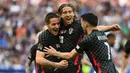 Piala Dunia 2022 akan segera bergulir pada 20 November 2022. Pentas sepak bola terbesar di dunia ini tak hanya menyuguhkan persaingan dari para bintang saja, melainkan juga dari beberapa pemain senior andalan negaranya. Berikut deretan pemain dengan koleksi caps terbanyak dari masing-masing tim di Grup F Piala Dunia 2022. (AFP/Franck Fife)