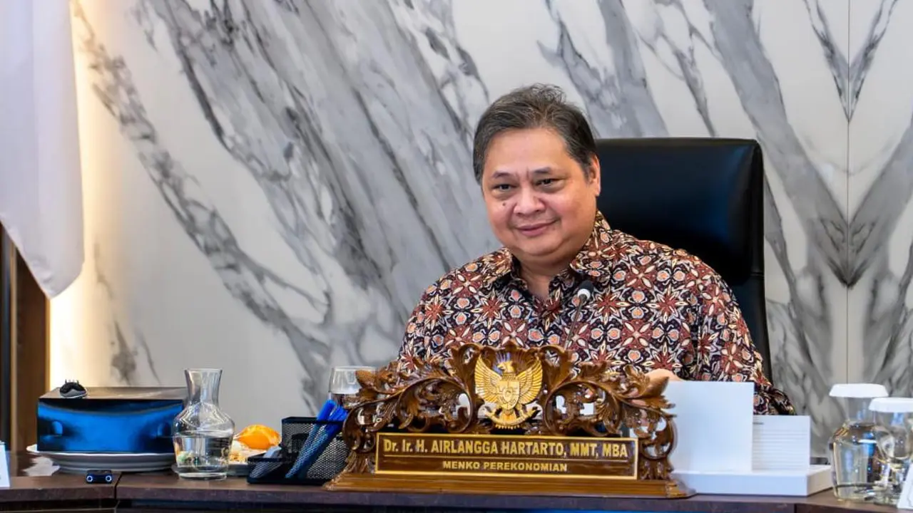 Menteri Koordinator Bidang Perekonomian Airlangga Hartarto