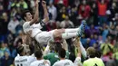 Mantan pemain Real Madrid, Alvaro Arbeloa memutuskan pensiun dari dunia sepak bola setelah gagal bersinar bersama klub Premier League, West Ham United.  (AFP/Javier Soriano)