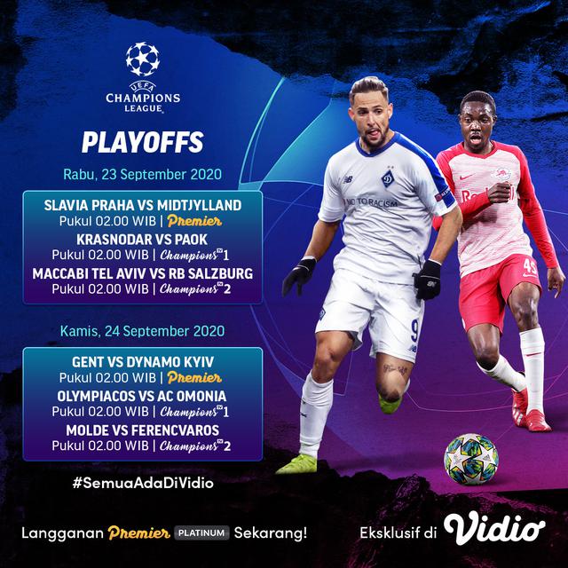 Jadwal Playoff Liga Champions 2020/2021