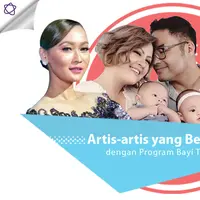 Artis-artis yang Berbahagia dengan Program Bayi Tabung. (Foto: Nurwahyunan/Bintang.com, Instagram/cynthia_lamusu dan Adrian Putra/Bintang.com, Desain: Nurman Abdul Hakim/Bintang.com)