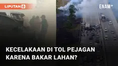 Kecelakaan maut beruntun terjadi di KM 253 Tol Pejagan-Pemalang, Jawa Tengah (18/9/2022). Kecelakaan melibatkan 7 mobil dan sebuah truk. Asap pembakaran lahan sawah di tepi tol diduga jadi pemicu kecelakaan karena terbatasnya jarak pandang.