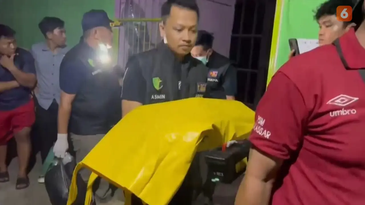 Polisi temukan janin di kamar indekos Makassar (Liputan6.com/Fauzan)