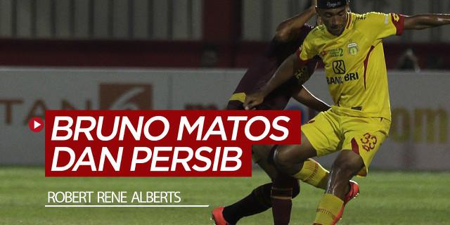 VIDEO: Tanggapan Pelatih Persib Soal Bruno Matos