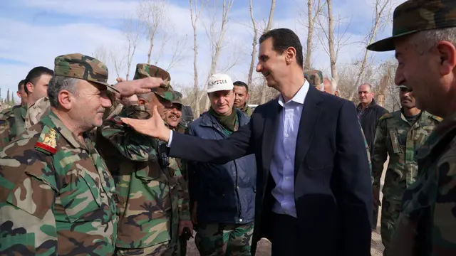 Presiden Suriah Bashar al-Assad ke Ghouta Timur