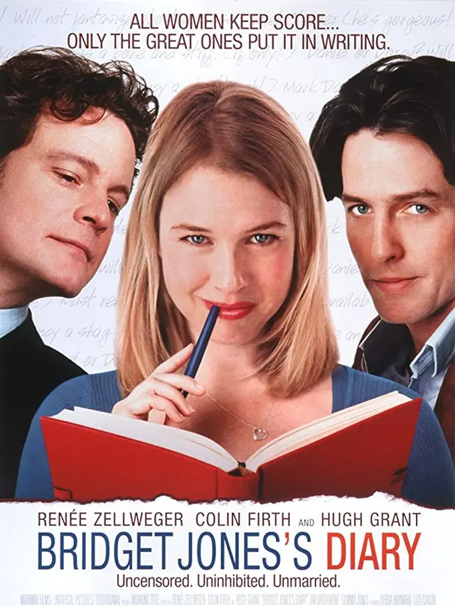 Poster film Bridget Jones's Diary.