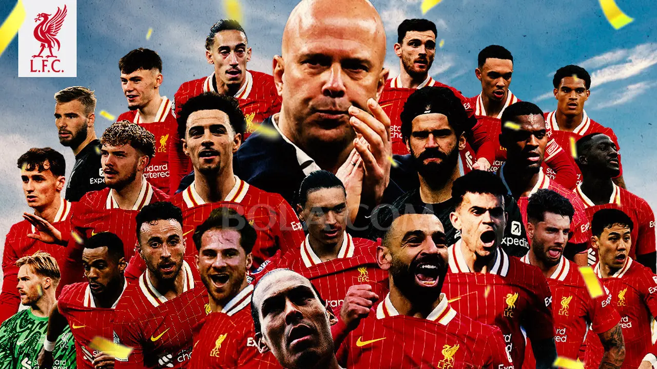 Ilustrasi - Liverpool Juara Liga Inggris Musim 2024-2025