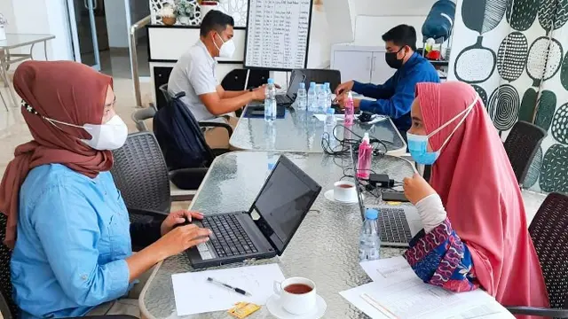 Penyidik Polda Riau meminta keterangan pihak Pesantren Abdurrab Pekanbaru terkait klaster Covid-19.