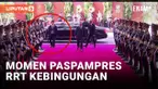 Paspampres RRT Bingung, Mau Lewat Karpet Merah tapi Dilarang!