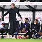 Tim asuhan pelatih Julian Nagelsmann unggul 2-1 atas Yunani. (Uwe KRAFT/AFP)