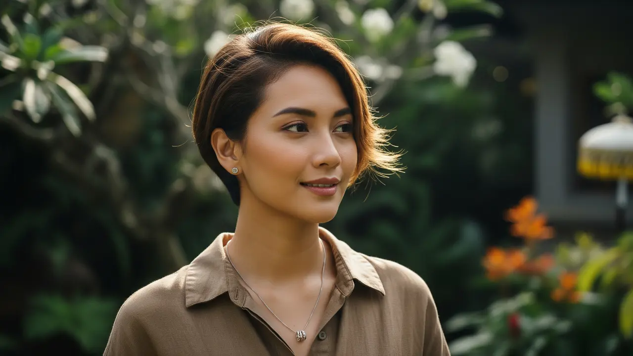 Model Rambut Pendek Wanita Pixie Cut