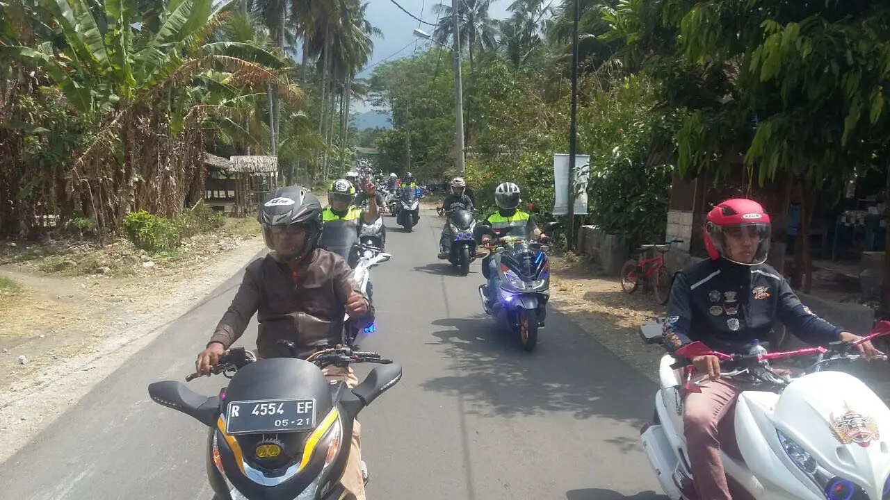 Gathering nasional pecinta Honda PCX (Foto:AHM)