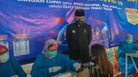 Vaksinasi Covid-19 untuk ibu hamil di Kota Bogor. (Liputan6.com/ Achmad Sudarno)