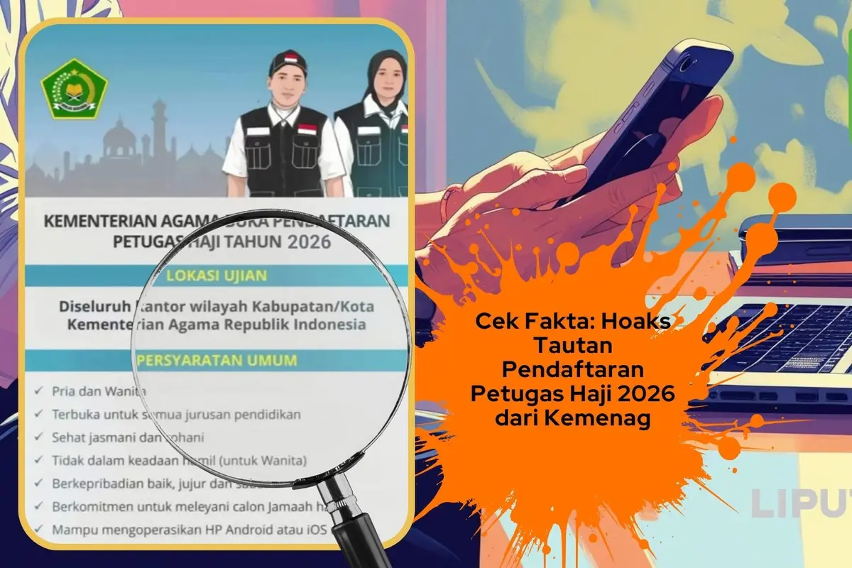 Cek fakta tautan pendaftaran petugas haji 2026