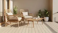8 Desain Outdoor Lounge Konsep Japandi untuk Rumah Kecil, Estetik dan Nyaman