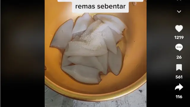 Tanpa Baking Soda, Ini Trik Olah Cumi Anti Alot Pakai 1 Bahan Dapur