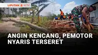 Angin kencang yang berlangsung di kawasan Klaten bahkan sampai membuat tower sutet roboh. Sementara di Grobogan, pemotor yang tengah meneduh nyaris ikut terbawa angin.
