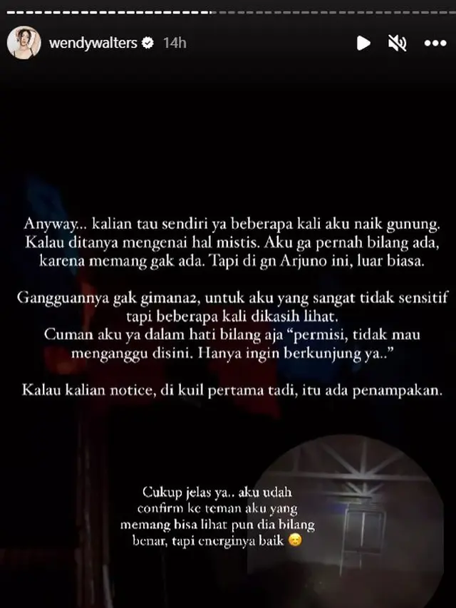 Punya Pengalaman Mistis, Ini 7 Potret Wendy Walters saat Naik Gunung Arjuno