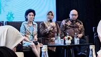 Ketua Himpunan Obstetri dan Ginekologi Sosial Indonesia (HOGSI) – Perkumpulan Obstetri dan Ginekologi Indonesia (POGI), Prof. Dr. dr. Dwiana Ocviyanti, Sp. OG, Subsp, Obginsos, MPH., (tengah) soal RSV, Jakarta (6/8/2025). Foto: Liputan6.com/Ade Nasihudin.