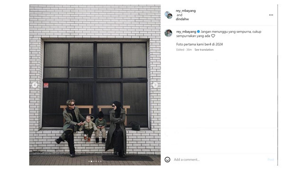 6 Potret Foto Keluarga Artis di Awal Tahun 2024, Tersemat Harapan dan Doa