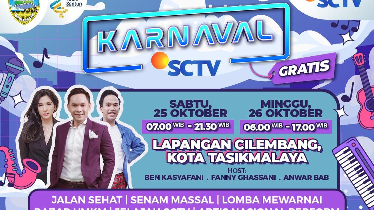 Karnaval SCTV Kembali ke Tasikmalaya, Bertabur Bintang hingga Aksi Sosial