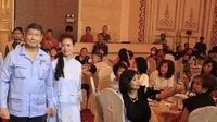 Ribuan pengusaha Tionghoa di Medan, Sumatera Utara (Sumut) deklarasikan mendukung Prabowo Subianto-Gibran Rakabuming Raka dalam Pilpres 2024 dalam acara Malam Ramah Tamah Tahun Baru 2024 bersama tokoh pengusaha nasional Hashim Djojohadikusumo. (Ist)