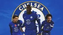 Chelsea - Marquinhos, Kalidou Koulibaly, Jules Kounde (Bola.com/Adreanus Titus)