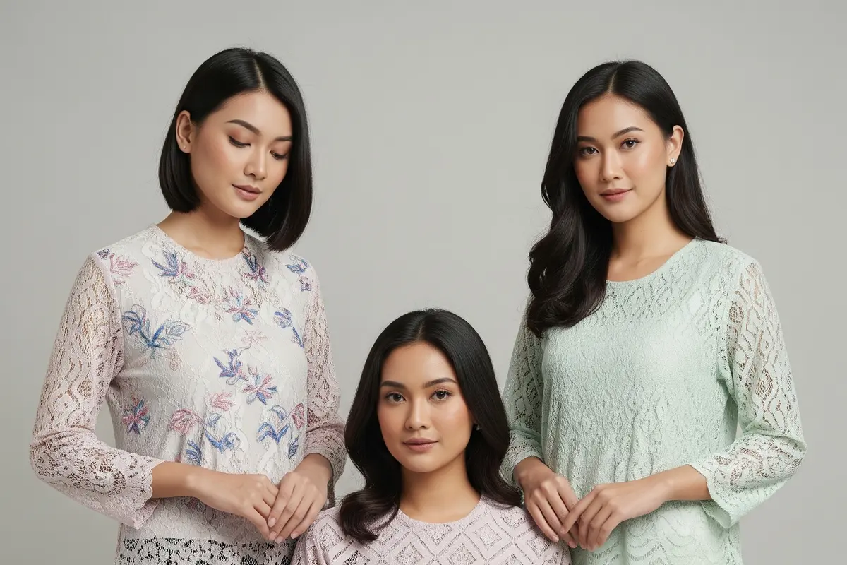 9 Model Baju Tunik Brokat Modern Terbaru 2025: Elegan dan Modern