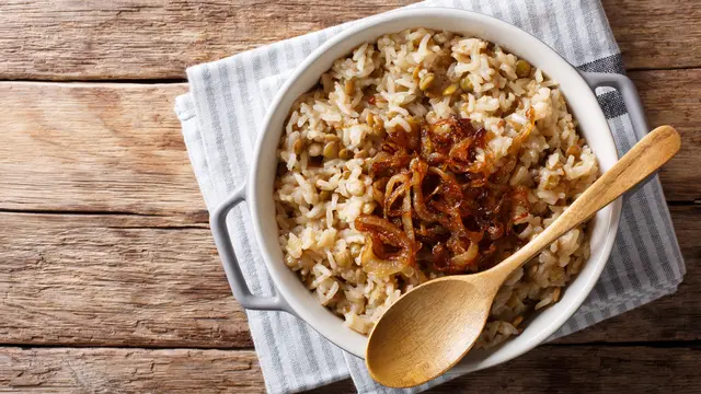 ilustrasi nasi cokelat/shutterstock