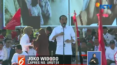 Jokowi mengharapkan perolehan suara minimal 70 persen di wilayah Batam.