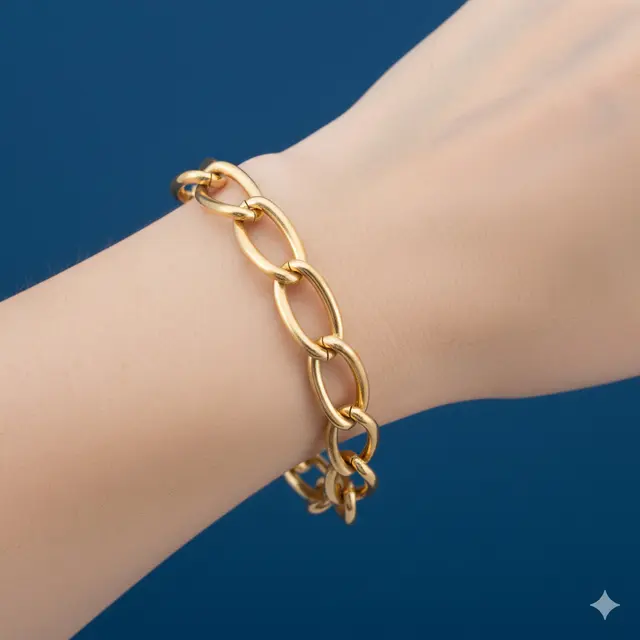Cara Menghitung Nilai Jual Kembali Gelang Emas 24K per Gram. Foto: Gemini