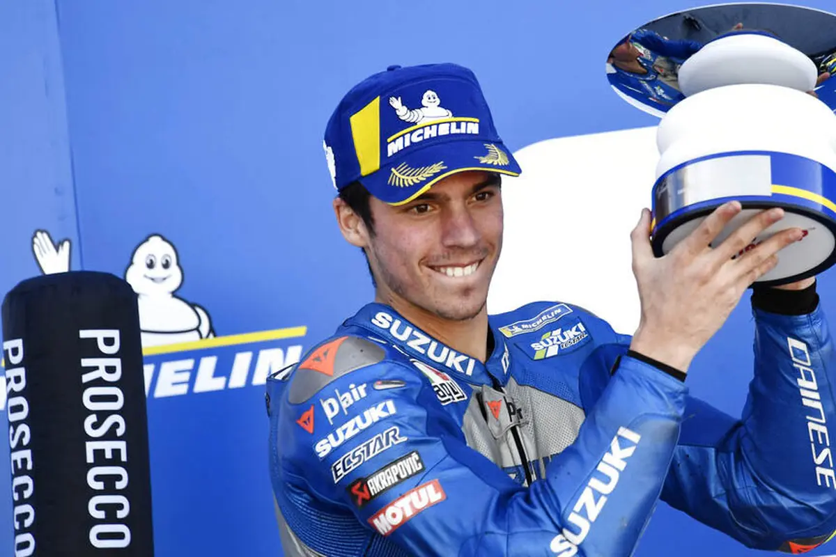 Alex Rins Juara, Alex Marquez Tampil Mengesankan di MotoGP Aragon