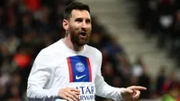 Rinciannya, Lionel Messi mencetak 702 gol dan mencatatkan 298 assist. (CHRISTOPHE SIMON/AFP)