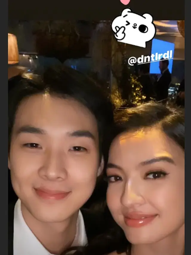 Raline Shah dan Choi Woo Shik. (Instagram/ ralineshah)