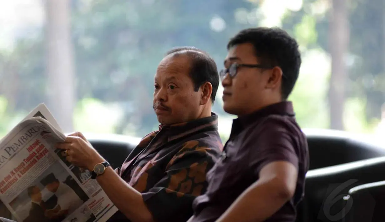 Politisi Partai Demokrat ini mengaku siap dan pasrah jika lembaga antikorupsi akan melakukan upaya penahanan terhadap dirinya. Selasa (17/6/14) (Liputan6.com/Miftahul Hayat)