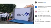 Seperti ini penampakan logo baru BKKBN yang dipamerkan Kepala BKKBN, Hasto Wardoyo, melalui akun Instagram pribadinya (Instagram/drhasto)