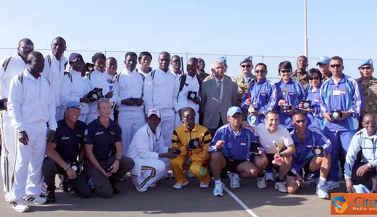 Citizen6, Lebanon: Kejuaraan Unifil Inter Contingent Lawn Tennis diikuti oleh delapan Kontingen yang berasal dari Indonesia, Brasil, Denmark, Perancis, Spanyol, Malaysia, Ghana dan Nepal. (Pengirim: Badarudin Bakri Badar)