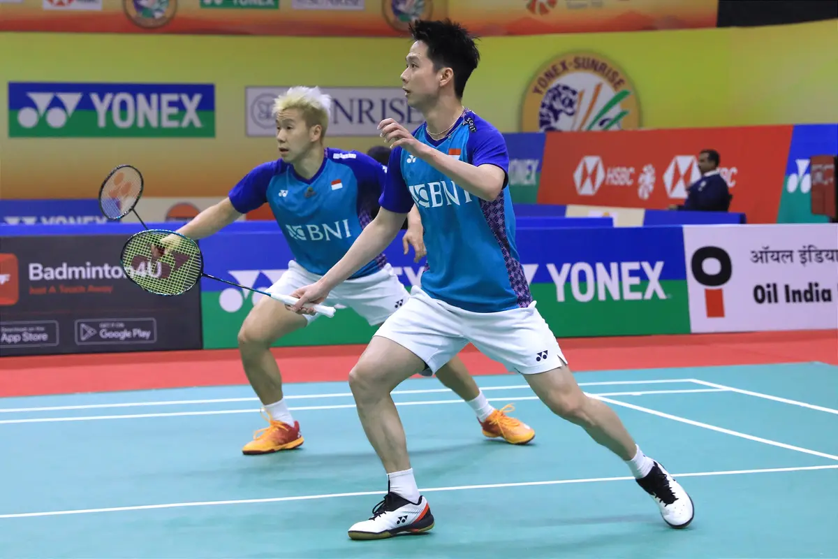 Marcus Fernaldi Gideon/Kevin Sanjaya Sukamuljo - India Open 2023